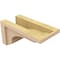 Ekena Millwork 6"W x 12"D x 6"H Wide Warren Rough Cedar Woodgrain TimberThane Corbel, Primed Tan CORUR06X12X06WARRCPR - alternate 6